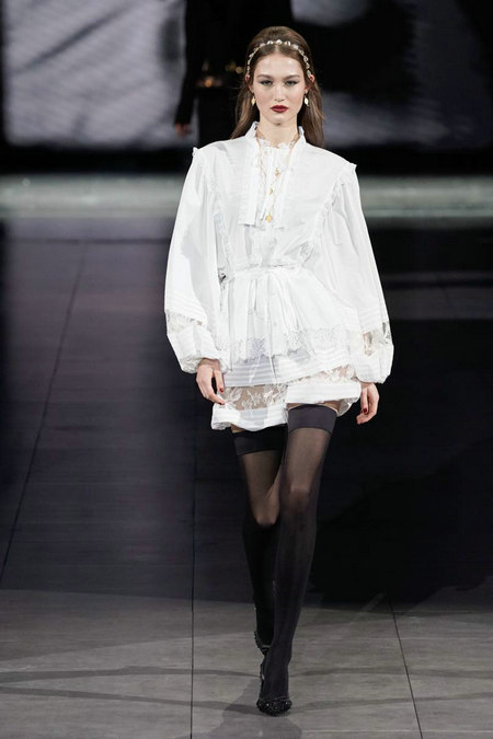 米兰时装周 dolce & gabbana 2020秋冬系列女装展(图33)
